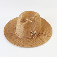 Sombrero De Paja Para Mujer Y Hombres Moda Verano 2025 Sombrero De Playa Casual Sombreros De Paja Con Visera Estilo Panama Protección Solar - details 14