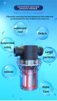 Filtro De Agua Externo De 1/2 Pulgada 20 Tubos De Agua 304 Acero Inoxidable Filtro Previo Tubo De Agua De Plástico Transparente - details 2