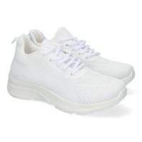 PuntoSalao Zapatillas sneakers deportivas cómodas para mujer color blanco VRA-682 - details 0