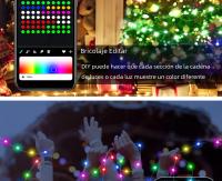 Luces LED Bluetooth WS2812B Dreamcolor RGBIC Addressable Para Fiesta Navidad Boda Decoración Guirnalda USB 5V Impermeable IP65 - details 8