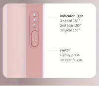 Planchas del pelo，Cepillo alisador de pelo con carga inalámbrica - Batería de litio recargable por USB de 2200 mAh, anti-quemaduras, uso en seco/húmedo, iones negativos, portátil para el hogar, viajes, exteriores - Regalo ideal - details 1