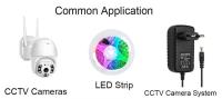 5 Pares De Conectores DC Hembra Y Macho 5.5x2.1mm Adaptadores De Enchufe Para Tiras LED De Un Solo Color Cámara CCTV - details 1