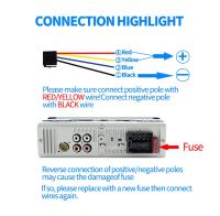 Reproductor Multimedia Para Coche 1 DIN JID-520 Bluetooth FM Estéreo Con Control Remoto MP3 De 12V Radio De Automóvil - details 9
