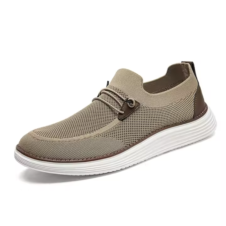 Zapatos De Caminar Para Hombre Ultra Cómodos Zapatillas Casuales Transpirables De Tela Malla Antideslizantes Talla Grande 39-48 - 1
