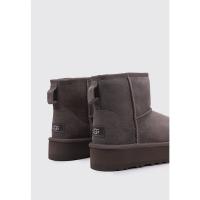 UGG CLASSIC MINI PLATFORM  Bota Plataforma Niña Gris - details 2