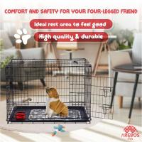 AREBOS Jaula para perros S Caja de transporte para perros Caja celosía plegable - details 19