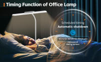 Lámpara De Escritorio LED Ajustable Con Control Táctil Y Memoria En 3 Colores Luz De Escritorio Con Pinza Para Oficina Y Hogar Sin Certificación - details 5