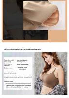 Sujetador De Deporte Sin Costuras Para Mujer Copa Completa Transpirable Cómodo Para Dormir Y Correr Fitness Sostenido Con Resaltos - details 7
