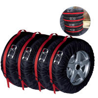 Cubiertas De Rueda Para Coche 4Pcs Bolsas De Almacenamiento De Neumáticos Protección Anti-Polvo Accesorios De Vehículo - details 0