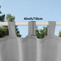 Cortina Exterior Impermeable Y Resistente Al Viento Para Terraza Protección Solar Y Privacidad Instalación En Techo Moderno 100% Poliéster - details 1