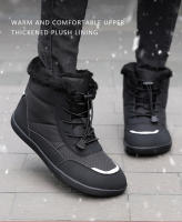 Botas De Nieve Para Mujer 2024 Calzado De Montaña Exterior Botas De Invierno Con Pelo De Piel Hasta La Rodilla Botas De Invierno Para Mujer - details 2