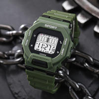 Reloj Deportivo Para Hombre YIKAZE Impermeable Con Pantalla LED Multifuncional Regalo Para Estudiantes Adventure Al Aire Libre - details 15