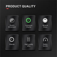 Reloj De Negocios Para Hombre Relogio Masculino Lujo Acero Inoxidable Cuarzo Pulsera Plateada Calendario Manos Luminosas Estilo Casual - details 4