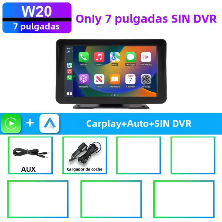 Cámara De Dashboard JMCQ Universal 8.1” Con DVR Wireless Carplay Android Auto 2.5K Frontal 1080P Trasera GPS Navegación 24H Monitoreo De Estacionamiento - 1