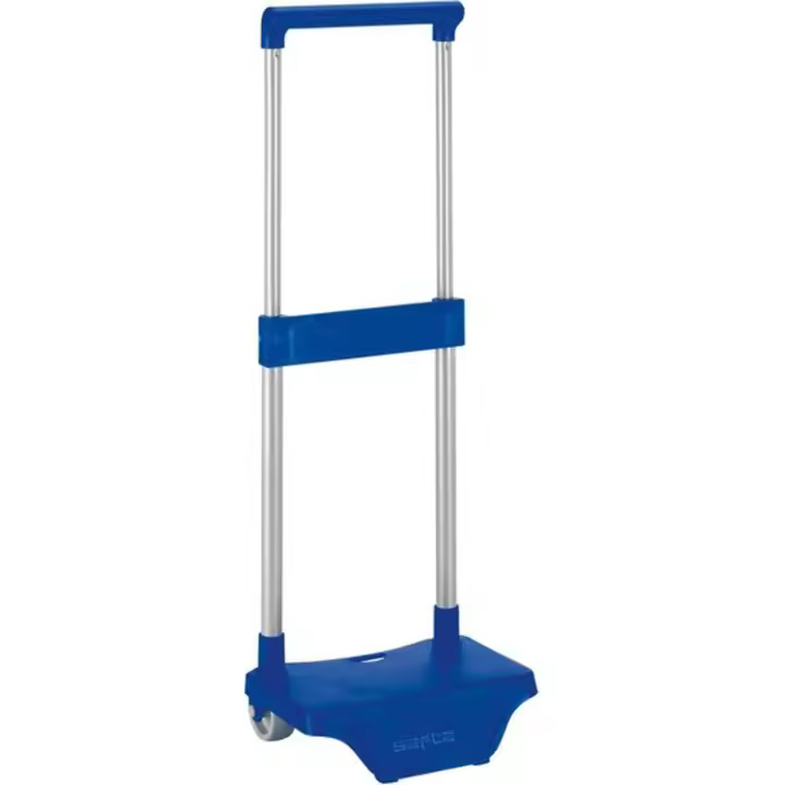 SAFTA - CARRO PORTA.PQÑO.AZUL REFLEX PANT.286C - Carro pequeño para Mochila Fabricado en España Sistema de sujeción para mochilas UNIVERSAL - Carro para mochilas - 1