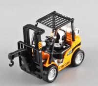 Modelo De Grúa Pala Cargadora 1:24 En Miniatura Metal Con Sonido Y Luz Vehículo De Ingeniería Ajustable Juguete De Coche Para Almacenamiento - details 10