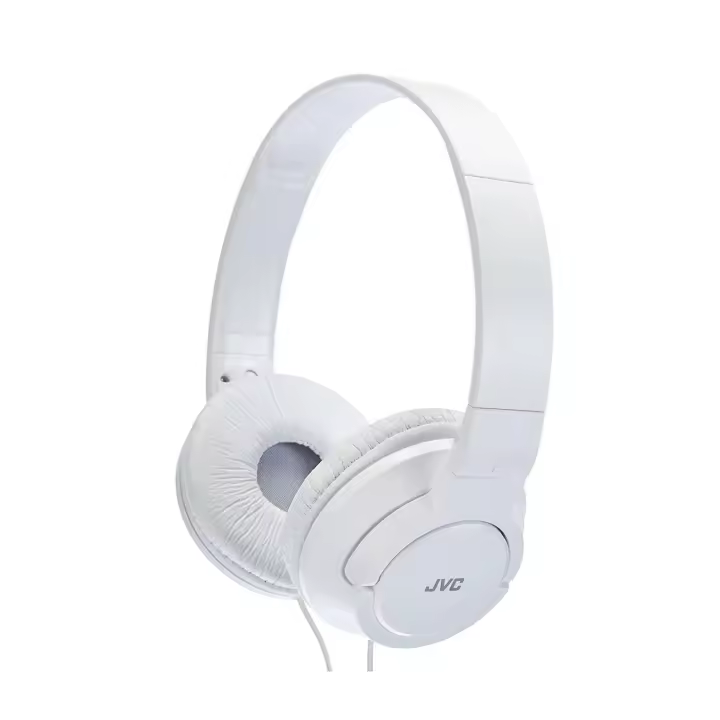 JVC HA-S180-W-E - Auriculares de Diadema Cerrados con Cable de 1,2m, Blanco - 1