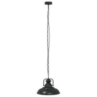 vidaXL Lámpara colgante E27 negra Ø 31 cm Hierro - details 1