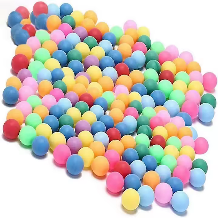 150PCS Colored Ping Pong Balls,Plastic Table Tennis Ball for Pong Game and Advertising,Kids,DIY,Fun Arts,Dog Toy,Cat Toy - 1