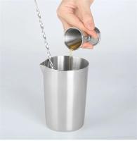 Tina De Cockta 500ML De Acero Inoxidable Para Mezclar Bebidas Utensilio De Barra Ecológico Y Duradero Herramienta De Mezcla De Vidrio - details 4