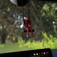 Colgante De Coche Creativo Anime Deadpool Accesorios Para Interiores De Coche Colgante Para Espejo Retrovisor Partes De Dibujos Animados - details 13