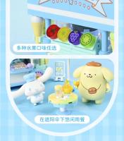 Figura De Anime Sanrio Hello Kitty Bloque De Construcción Artesanal Juguete De Rompecabezas Para Niños Adorno Decorativo Muñeca De Dibujos Animados Modelo De Coche De Comida - details 14