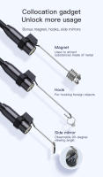 Cámara De Endoscopio Industrial 4.3" Con Lente Dual HD 1080P Inspección De Coche Cámara De Tubería Con LED IP67 Impermeable - details 9