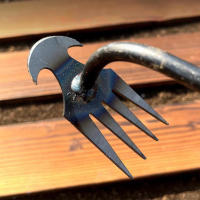 Pala De Jardín Ergonómica De Acero Mánganeso Para Ralear Hierba Y Suelo Fuerte Herramienta De Jardinería Con Manija De Metal - details 2