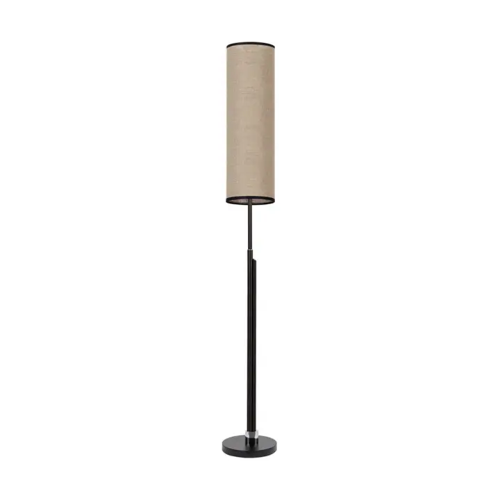 Lámpara de Pie Gouwe, Metal, Beige, 25x25x184 cm - 1