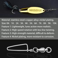 PROBEROS 10Pcs Luya Pesca Conector De Acero Inoxidable Unipunto Soporte Giratorio Anillo Figura 8 Accesorios De Pesca - details 17