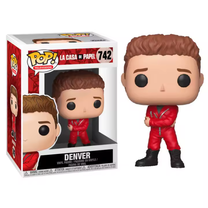 Figura Pop La Casa De Papel Denver-Figura de Vinilo Coleccionable - Idea de Regalo- Mercancia Oficial - Juguetes para Niños y Adultos - Movies Fans - Muñeco para Coleccionistas y Exposición - 1
