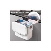 Cubo de basura Colgante de 1,8 galones con tapa, Cubo de basura de Puerta montado en la comparación para 7 litros de armarario de Cocina, Cubo de basura Pequeño Debajo del fregadero para Armario, Baño - details 2