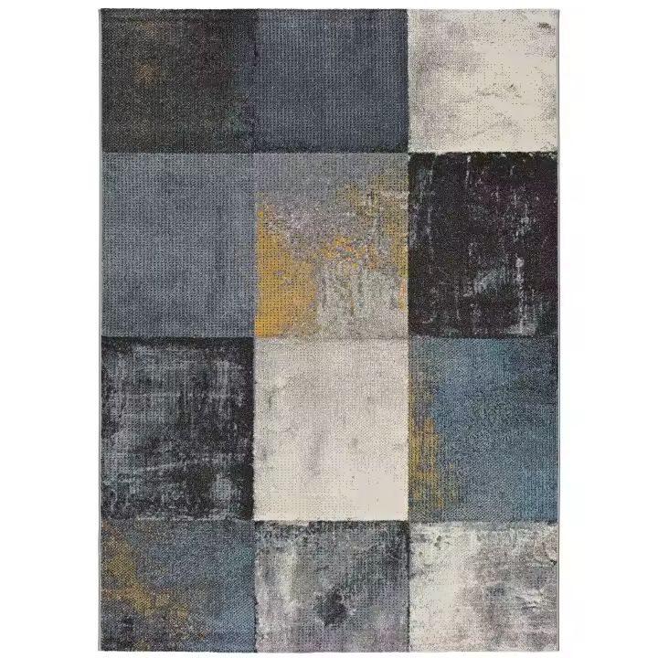 ATTICGO Alfombra de Interior Estilo Geométrico en Multicolor - Adra 12152 | 190X280, 115X160, 133X190, 160X230 cm - 1