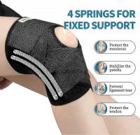 Knee Brace With Side Stabilizers For Meniscal Tear Knee Pain Acl Mcl Arthritis Injuries Recovery, Breathable Adjustable Knee Support - details 2