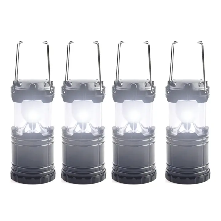 Lámpara de Camping compacta | Farol de Camping Eléctrico | Lámpara LED portátil | Luz de Camping en Pilas | Foco portátil LED plegable | Lintera de Camping with Soporte metálico [Clase de eficiencia energética A +] - 1