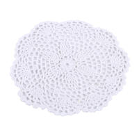 Mantelillo Redondo De 20cm Para Mesa De Navidad Hecho a Mano Con Lámina De Taza De Té Y Café Manteles De Algodón Y Poliéster Estilo Moderno - details 6