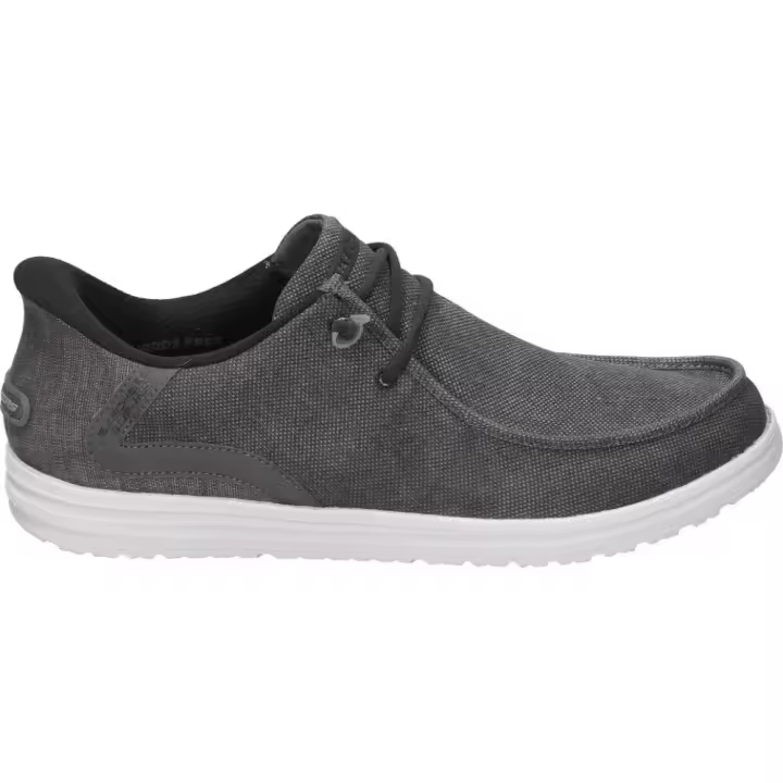SKECHERS | Zapatos Skechers Slip-ins Relaxed Fit Melson Coronado para Hombre – Náuticos en Color Negro – Zapato Casual Slip Ins sin Cierre – Air Cooled Memory Foam – Relax Fit – Vegan – Apto para Lavadora – Modelo 210959-BKGY - 1
