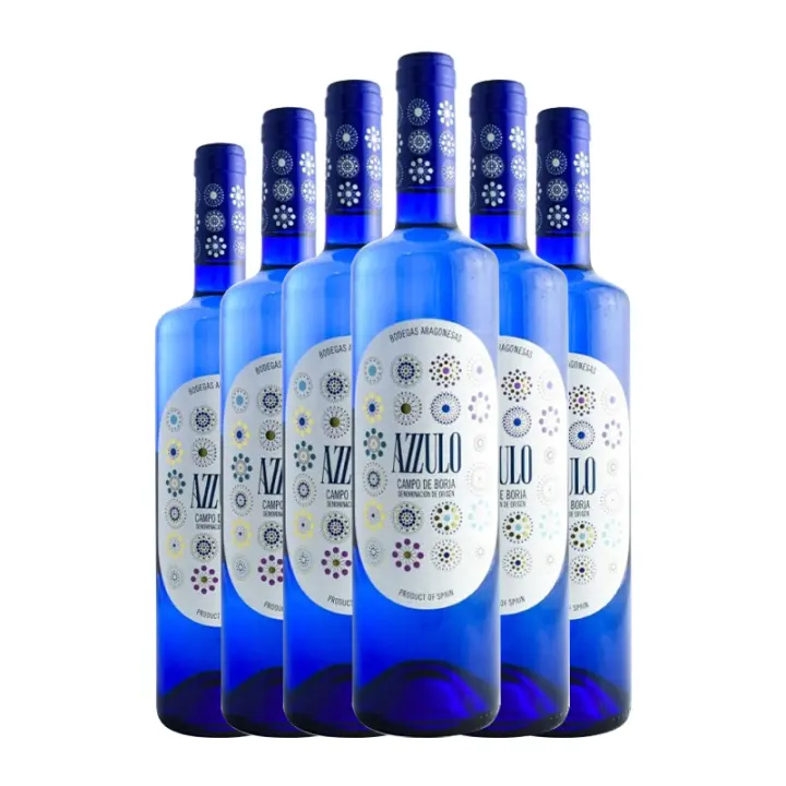Vino blanco semidulce Azzulo 75 cl x 6 botellas. Total 4.5 litros - 1