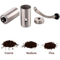 Molino De Café Manual ATWFS En Acero Inoxidable Con Eje De Manivela Y 18 Ajustes Para Granos De Café Resistentes Y Duraderos - details 4