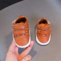 Zapatillas De Cuero Para Bebés Niños Y Niñas Primer Pasador Todoterreno Suave Talla 0-18 Meses Cierre De Correas Estilo Simple - details 12