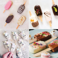 Molde De Hielo De Silicona Con 4 Agujeros Para Helado Y Postres DIY Herramienta De Fabricación De Popsicles Y Cubitos De Hielo Ecológica Y Resistente Al Calor - details 4