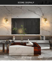 Lámpara De Pared LED Moderna En Forma De Flor Electroplateada Iluminación Para Dormitorio Estudio Comedor Sala De Estar Decoración De Fondo - details 12