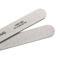 10pcs Archos De Uñas Profesionales 100/180 Papel De Hierro Con Madera Herramientas De Manicura Para Polvo De Gel Gris Fuerte Y Grueso - details 3
