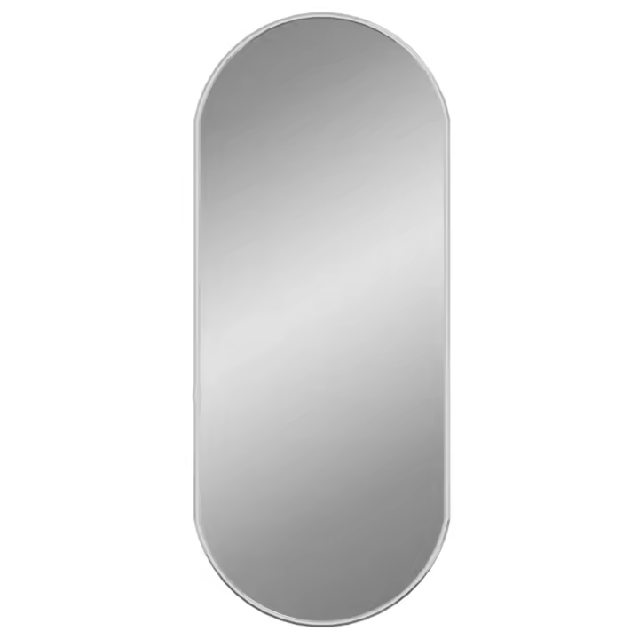 Espejo bañoEspejo de pared ovalado plateado 60x25 cm - 1