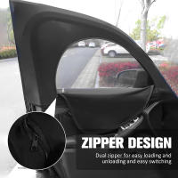 2Pcs Cortina De Ventana Para Coche Protección Solar Y Privacidad Tela Transpirable Para Lado Delantero Y Trasero - details 0
