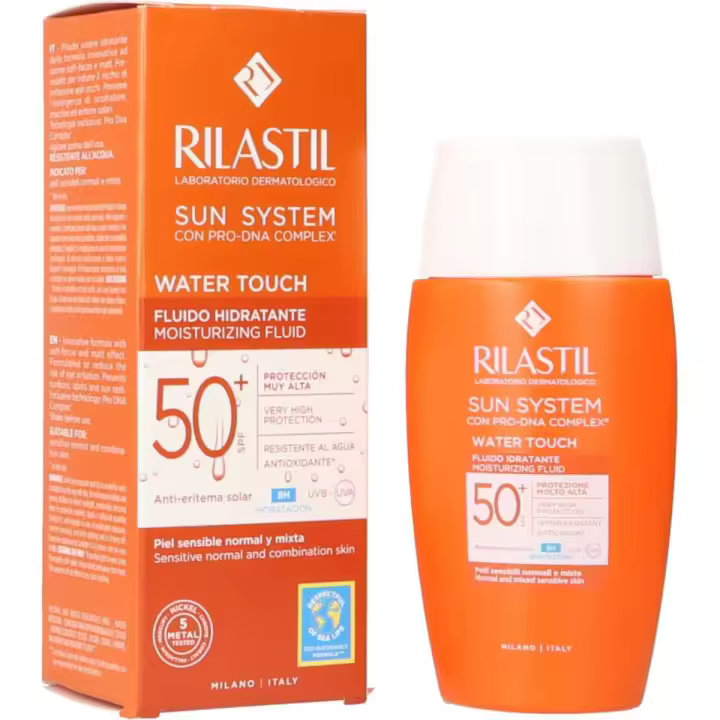 RILASTIL SUN SYSTEM SPF50+ WATER TOUCH FLUIDO 50 ML - 1
