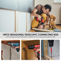 Soporte Magnético Para Destornillador Con Extensión Y Cambio Rápido 1/4 Pulgada Rosca Hexagonal Soporte Para Punta De Destornillador Sin Mango - details 6