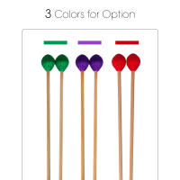 Mazáis De Marimba De Medio Peso Para Xilofono Y Glockenspiel Con Mango De Roble Accesorios Musicales De Instrumentos De Música - details 35