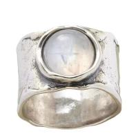 Anillo Vintage De Luna Redonda Para Hombres Y Mujeres Joyería De Aniversario Para Bodas Y Fiestas Regalo Para Niñas - details 1