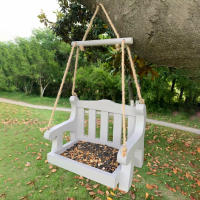 Alimentador de pájaros con diseño delicado y delicado fácil de llenar y limpiar para alimentar pájaros pequeños simultaneamente - details 7